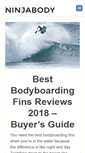 Mobile Screenshot of ninjabody.com